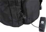 Water-resistant AC adapter charging port